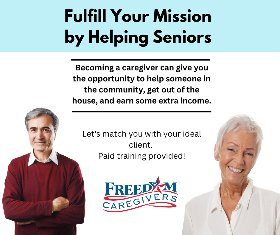 Fulfill your mission by helping seniors Fulfill Your Mission by helping seniors ad